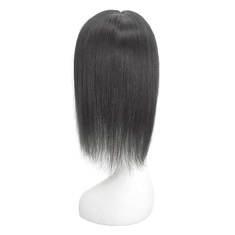 Premium Human Hair Lace Topper | Natural Black Topper | E-LITCHI Hair