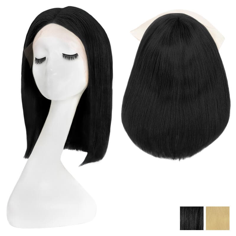 Lace Front 13x4 Echthaar-Perücken, Bob, gewellt oder gerade, Seitenscheitel oder Mittelscheitel, alle Farbtöne