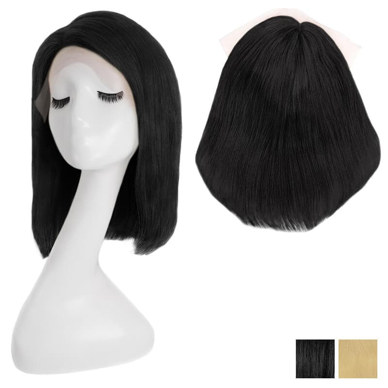 Lace Front 13x4 Echthaar-Perücken, Bob, gewellt oder gerade, Seitenscheitel oder Mittelscheitel, alle Farbtöne