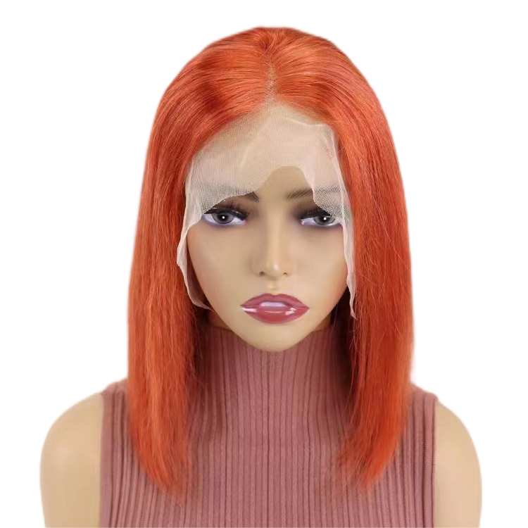Ginger Short Bob Wigs | Front Straight Wigs | E-LITCHI Hair