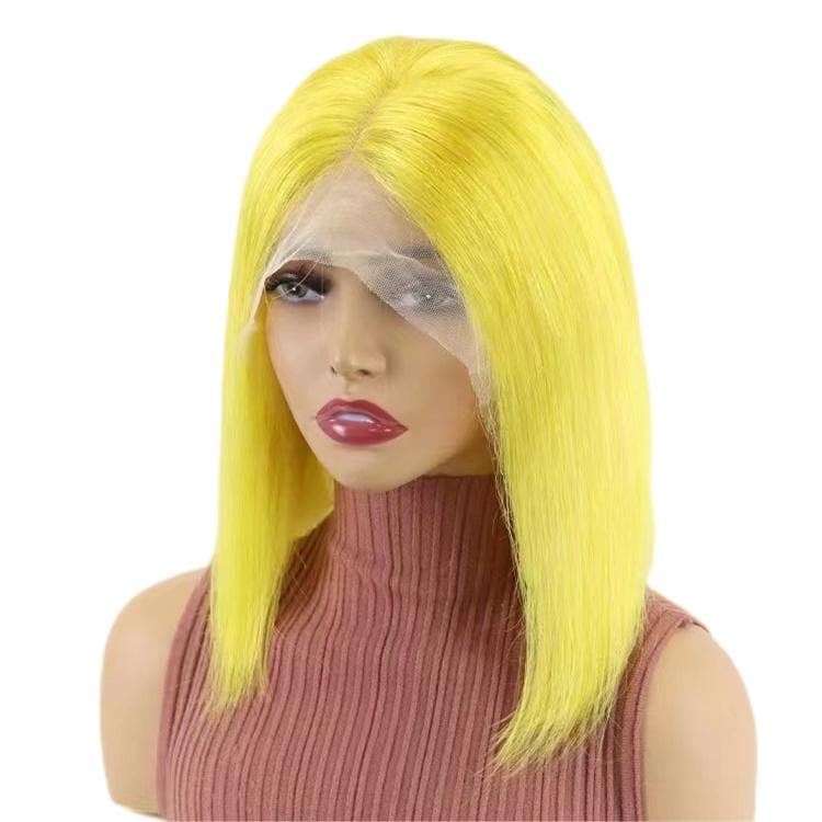 Parted Hairstyles Wigs | Yellow Hair Wigs | E-LITCHI Hair