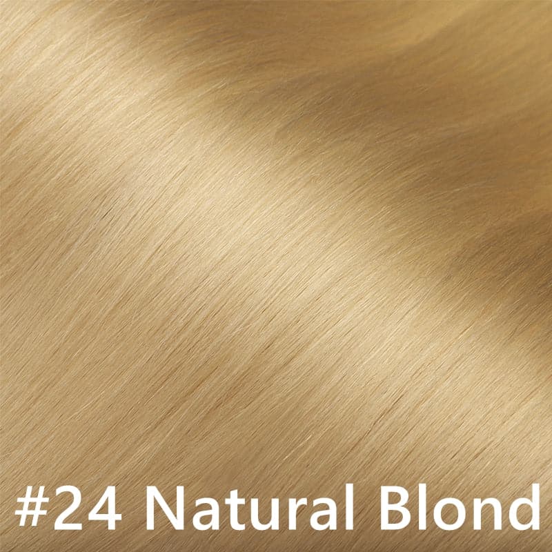 Blonde Human Hair Color Swatch - Natural Blonde Platinum Blonde Bleach Blonde E-LITCHI Hair