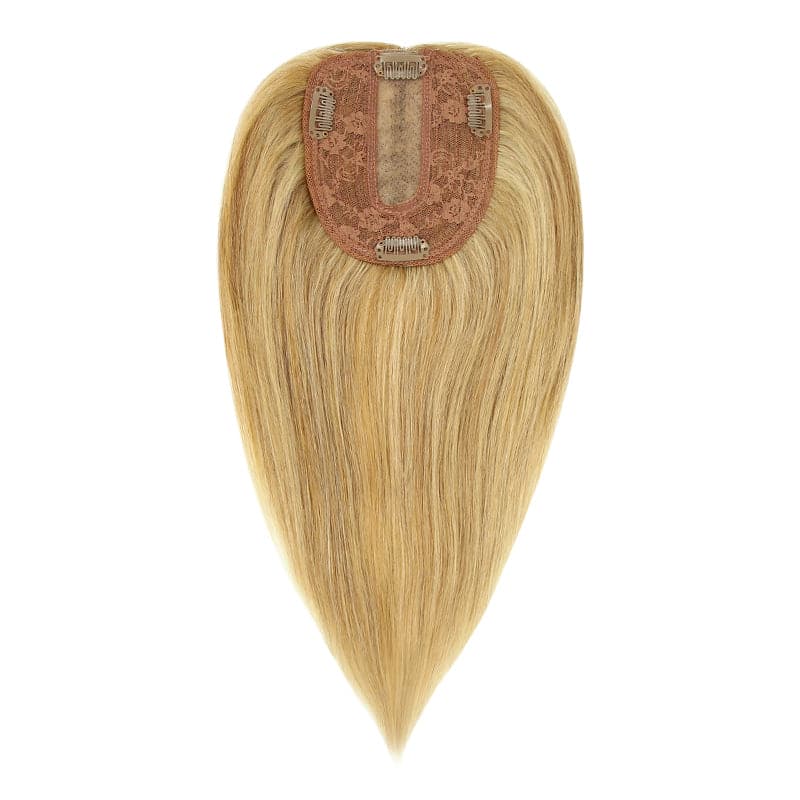 Susan ︳Bronde Highlights Human Hair Topper For Women Thinning Crown 10*12cm Silk Base E-LITCHI® Hair