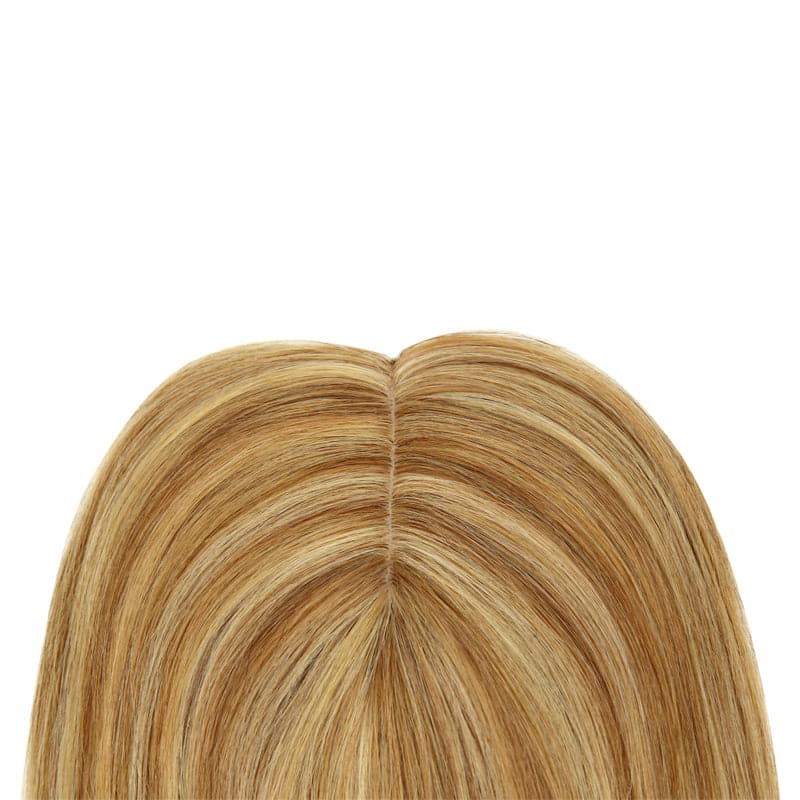 human hair toppers with highlights