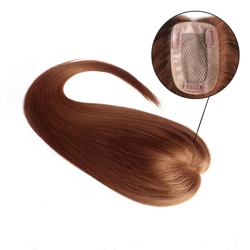 3x5 Human Hair Topper | Thinning Crown Topper | E-LITCHI Hair display picture 1