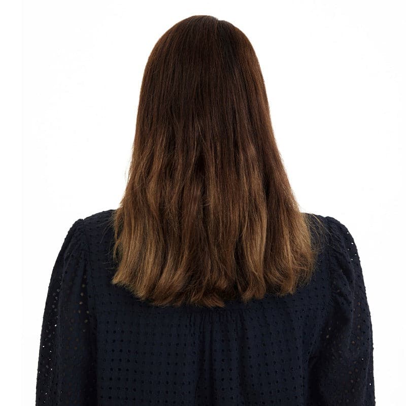 brunette human hair toppers