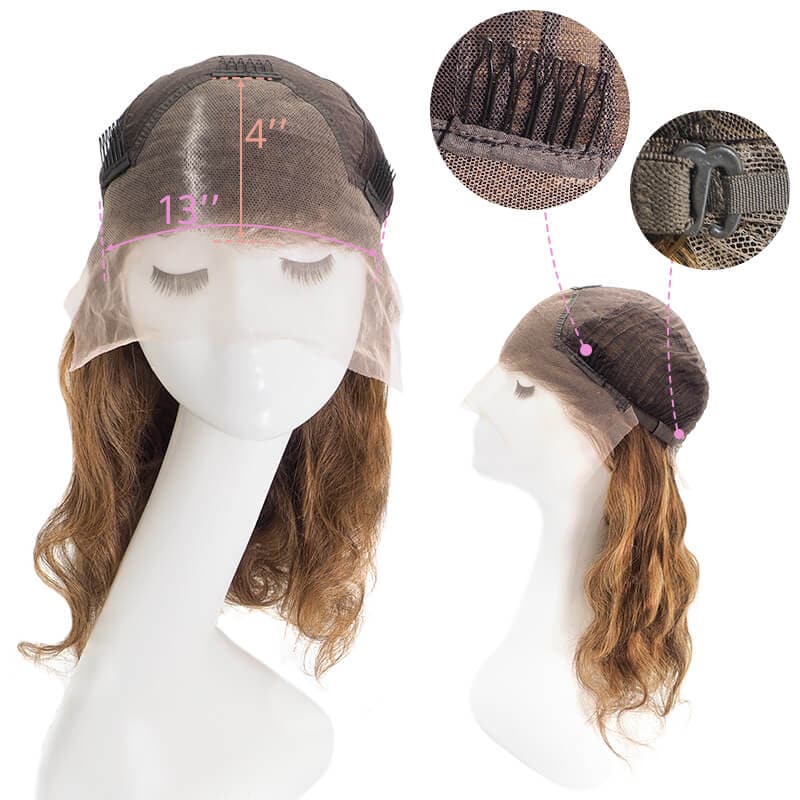 Lace Front Human Hair Wigs 13x4 Straight or Wavy Side Parted Long Hairstyle All Shades