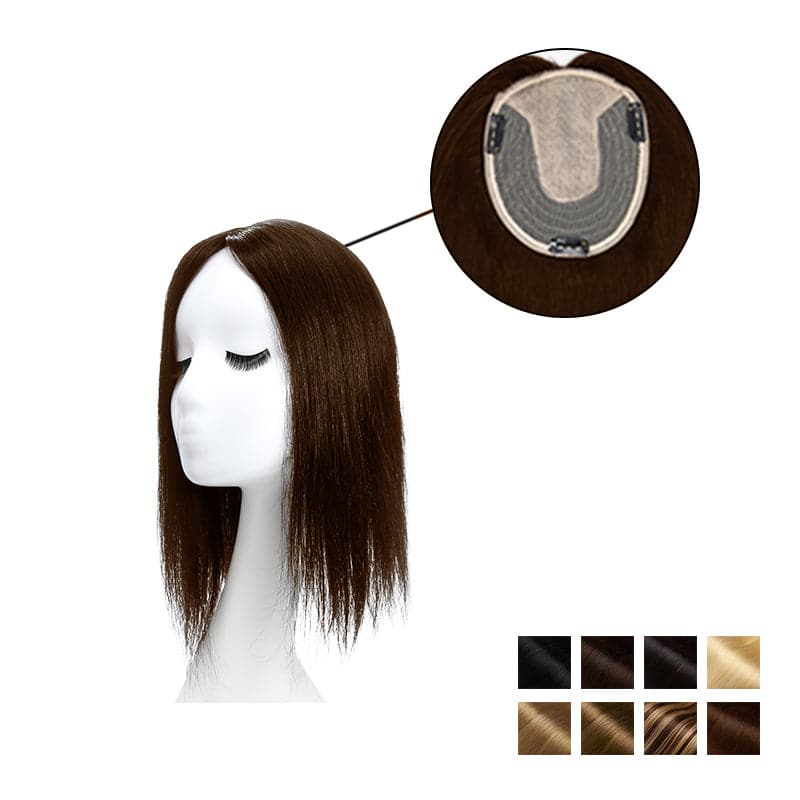 Best Straight Silk Topper | Silk Topper Shades | E-LITCHI Hair