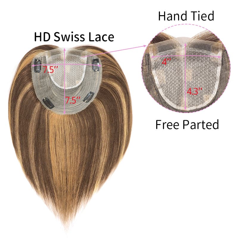 highlight lace front hair topper