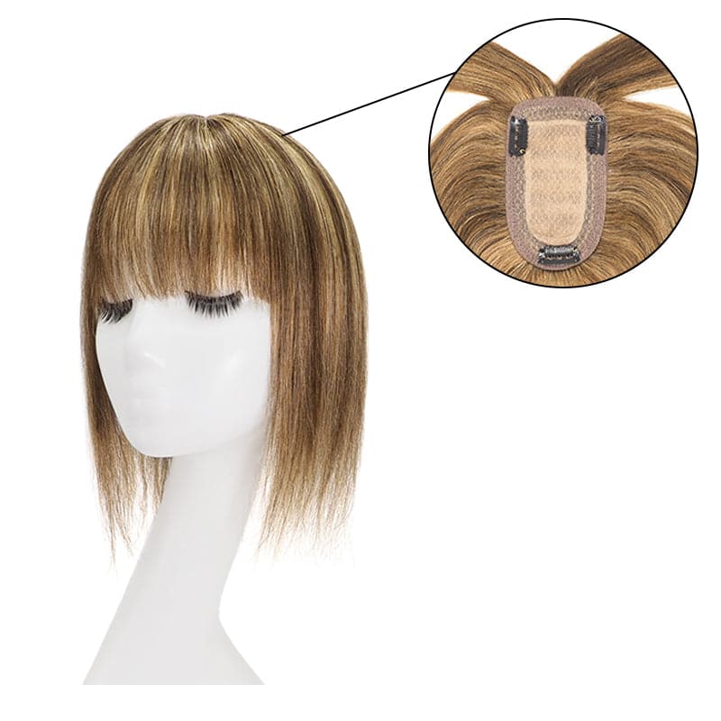 Caramel Thinning Crown | Hair Topper Crown Wig | E-LITCHI Hair