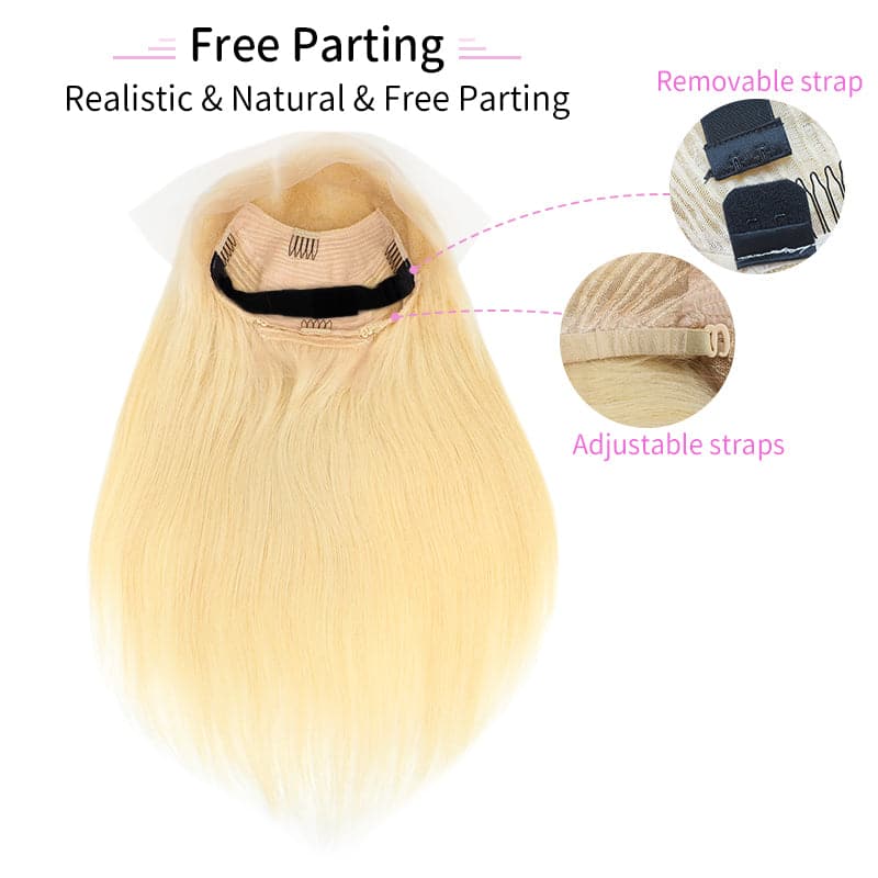 13x4 Human Hair Wig | Long Straight Hair Wig | E-LITCHI Hair