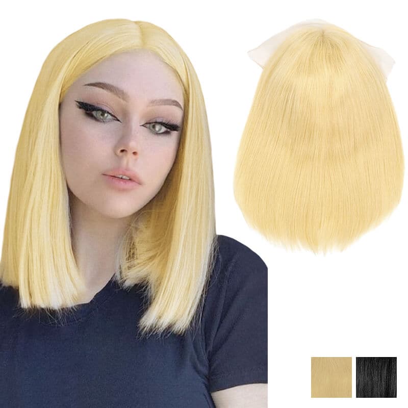 Perruques de cheveux humains Lace Front 13x4 Bob ondulées ou droites avec raie latérale ou raie au milieu toutes les nuances