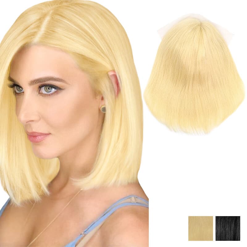 Perruques de cheveux humains Lace Front 13x4 Bob ondulées ou droites avec raie latérale ou raie au milieu toutes les nuances