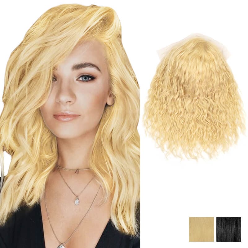 Perruques de cheveux humains Lace Front 13x4 Bob ondulées ou droites avec raie latérale ou raie au milieu toutes les nuances