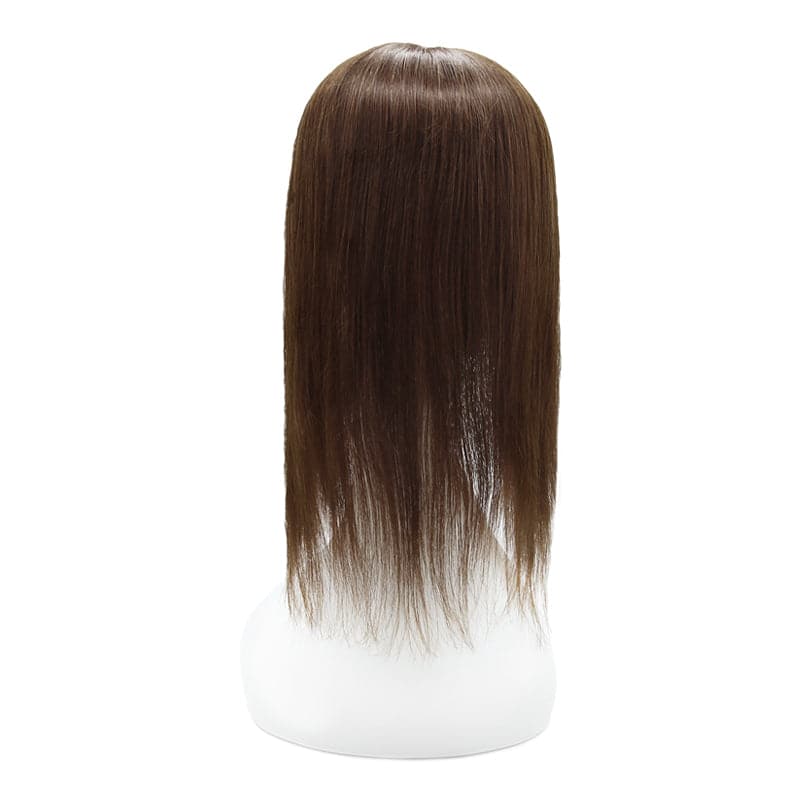 extra large silk base human hair topper for thinning hair