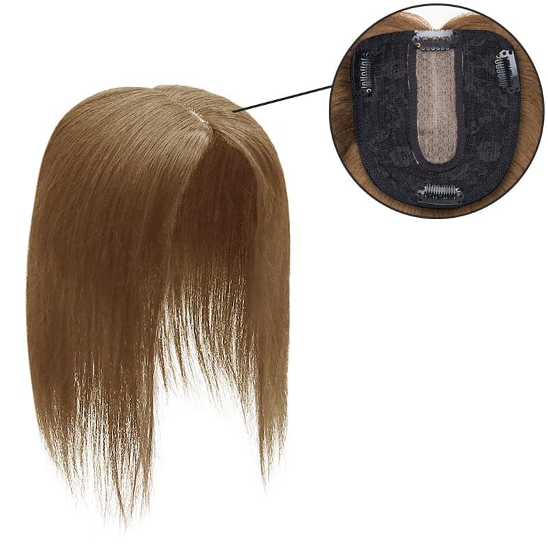 Susan ︳Light Brown Human Hair Topper For Women Thinning Crown 10*12cm Silk Base E-LITCHI