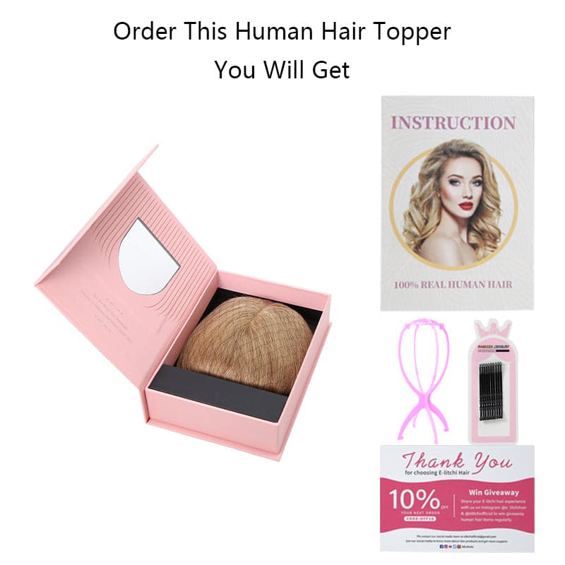 womens human hair toppers