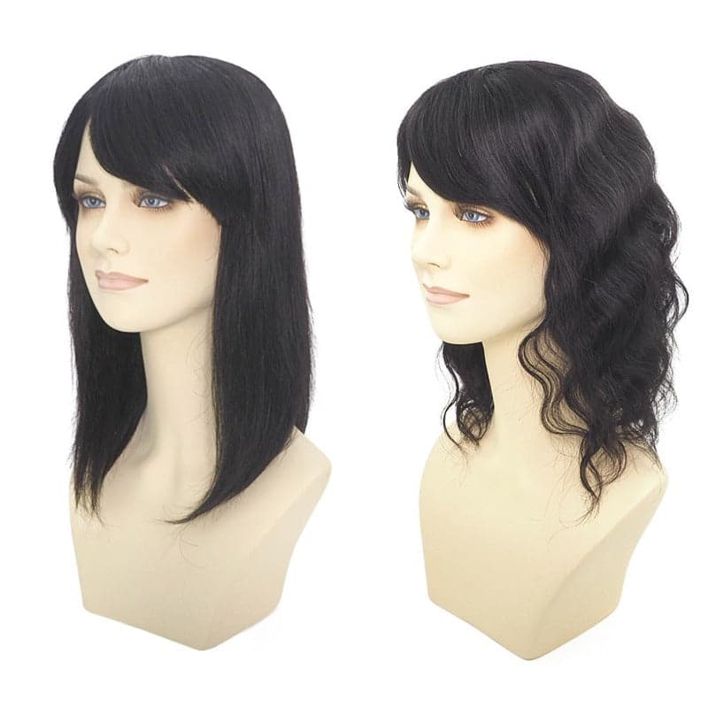 Natural Black Topper | Bangs For Women | E-LITCHI Hair