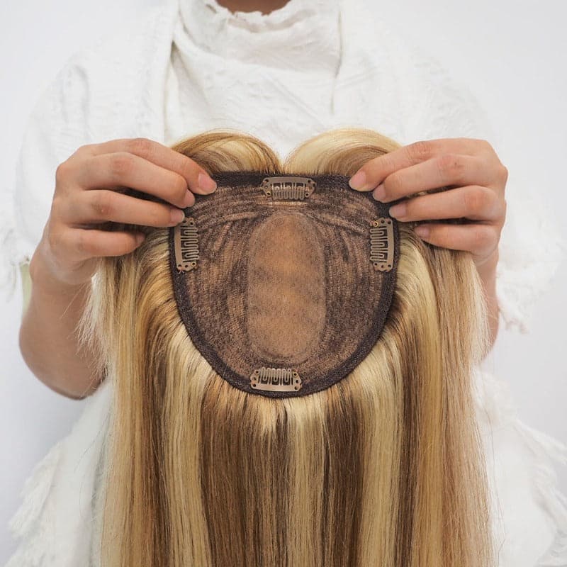 hair topper with side bangs