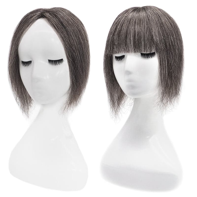 Mixed Hair Topper | Human Hair Topper | E-LITCHI Hair