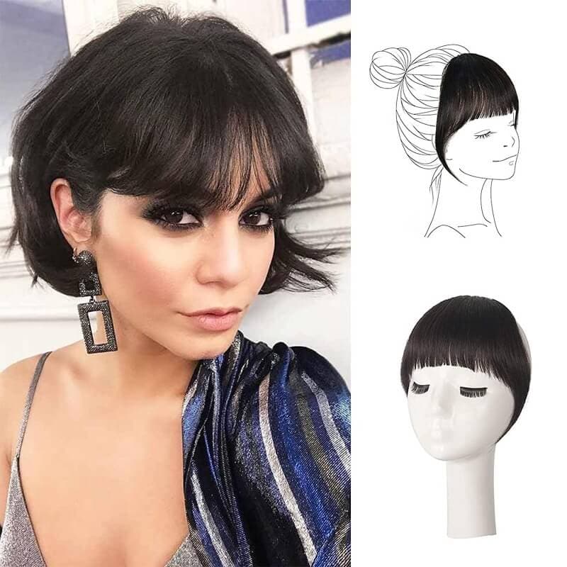 Hand Tied Neat Fringe | Best Human Hair Clips | E-litchi