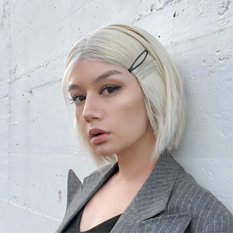 Blonde Hairstyles Wigs | Bleach Blonde Wigs | E-LITCHI Hair