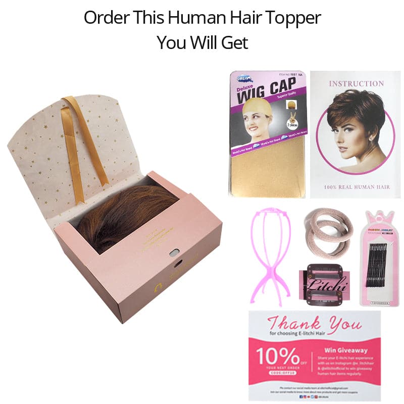 Lace Front Human Hair 13x4 Long Wigs Wavy Black Ombre Mix Bronde Auburn Middle Part E-LITCHI Hair