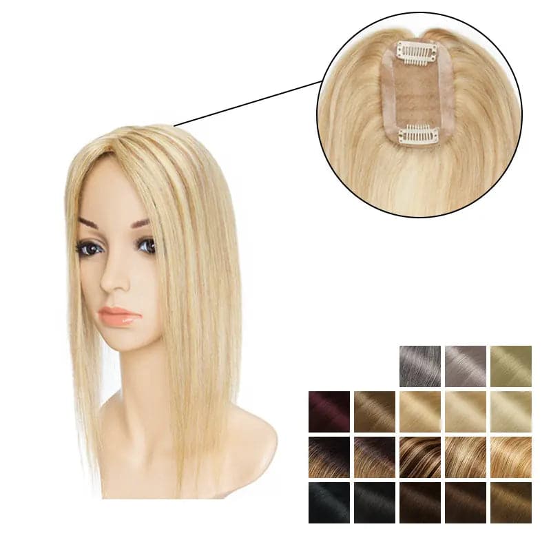 Daisy ︳Human Hair Topper For Women Thinning Crown 6*9cm Clearance E-LITCHI