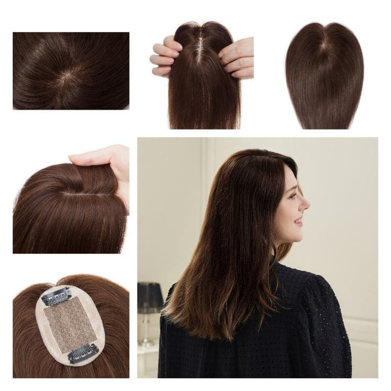 Daisy ︳Human Hair Topper For Women Thinning Crown 6*9cm Clearance E-LITCHI