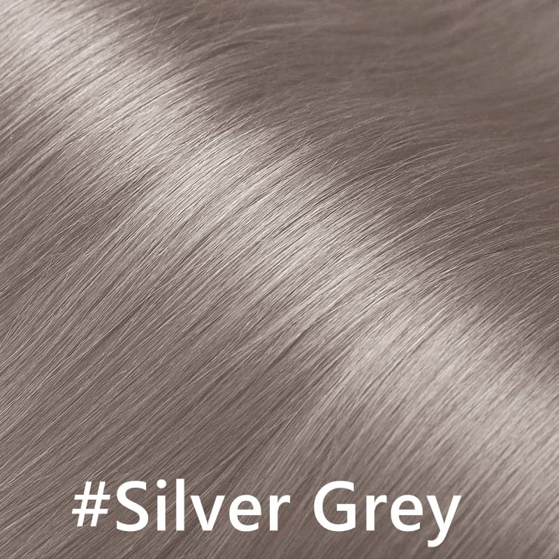 Grey Human Hair Color Swatch - Grey & Mixed Grey Series E-LITCHI Hair