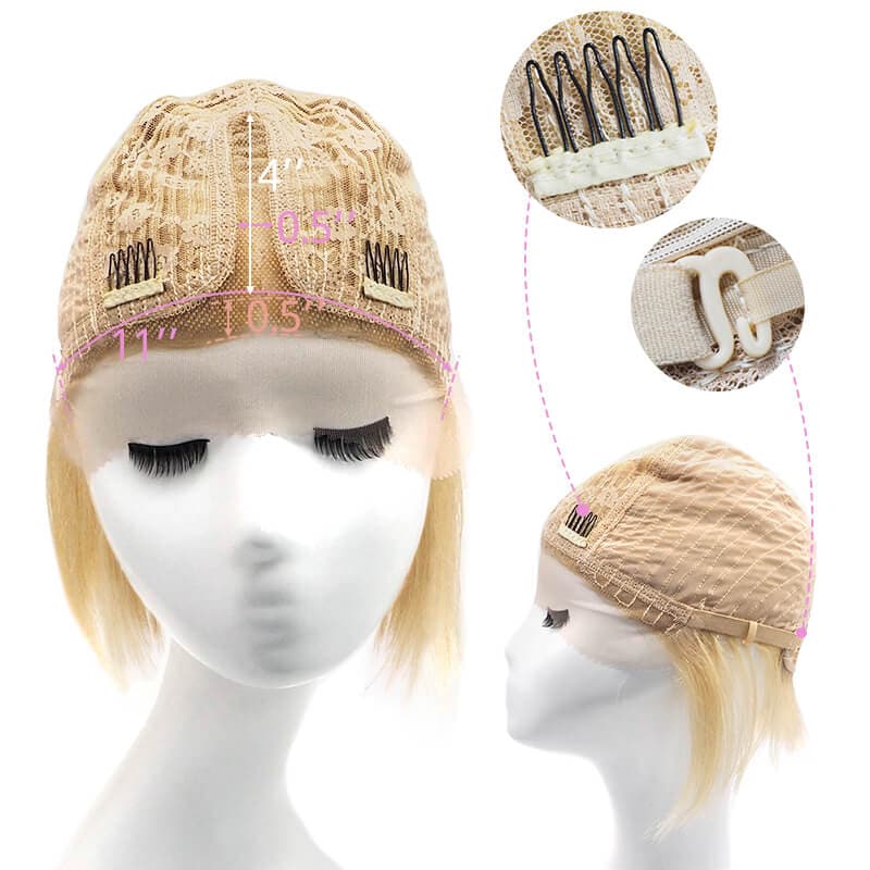 Blonde Lace Front U-Part Bob Wig | Human Hair Wig | E-LITCHI Hair