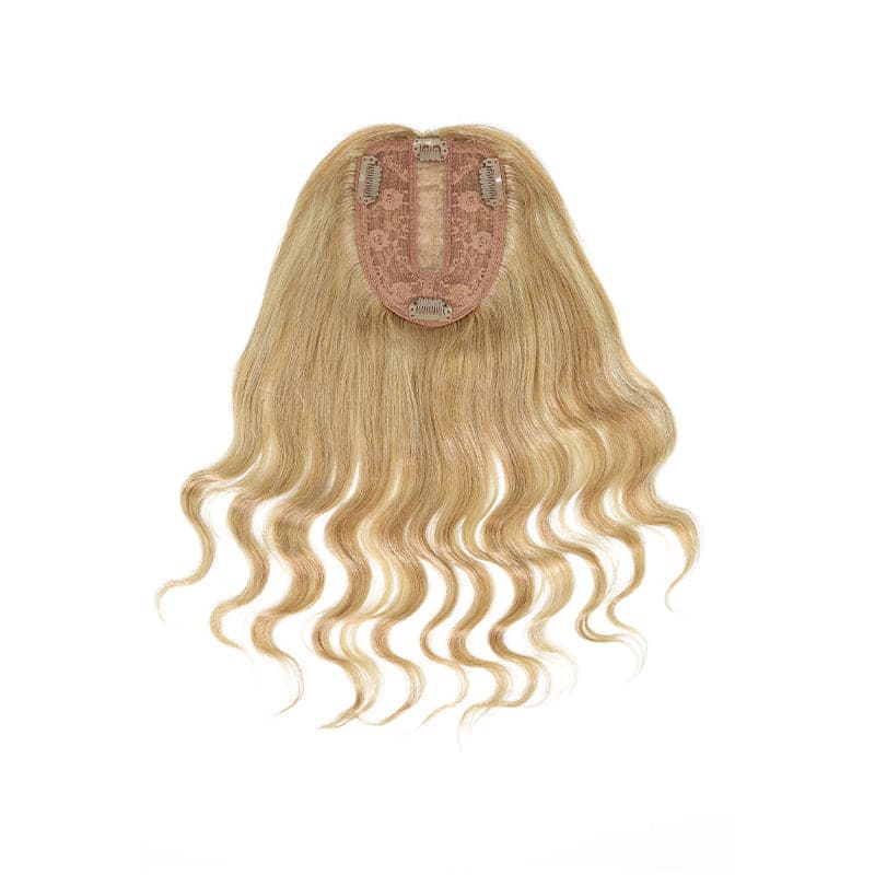 Susan Human Hair Topper | Bronde Highlight Topper | E-LITCHI Hair