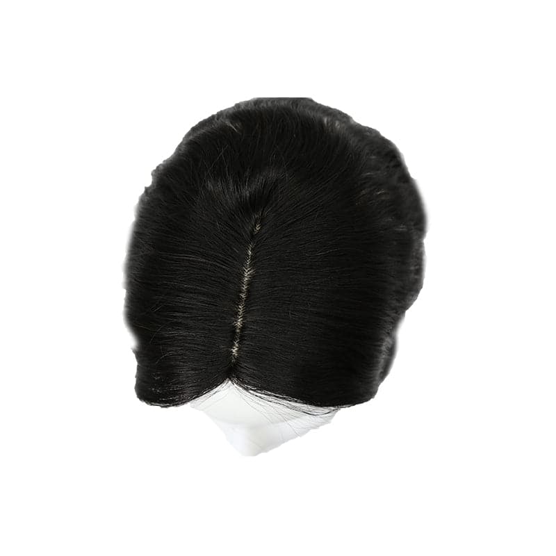 Susan ︳Wavy Human Hair Topper For Thinning Crown 10*12cm Silk Base Natural Black E-LITCHI