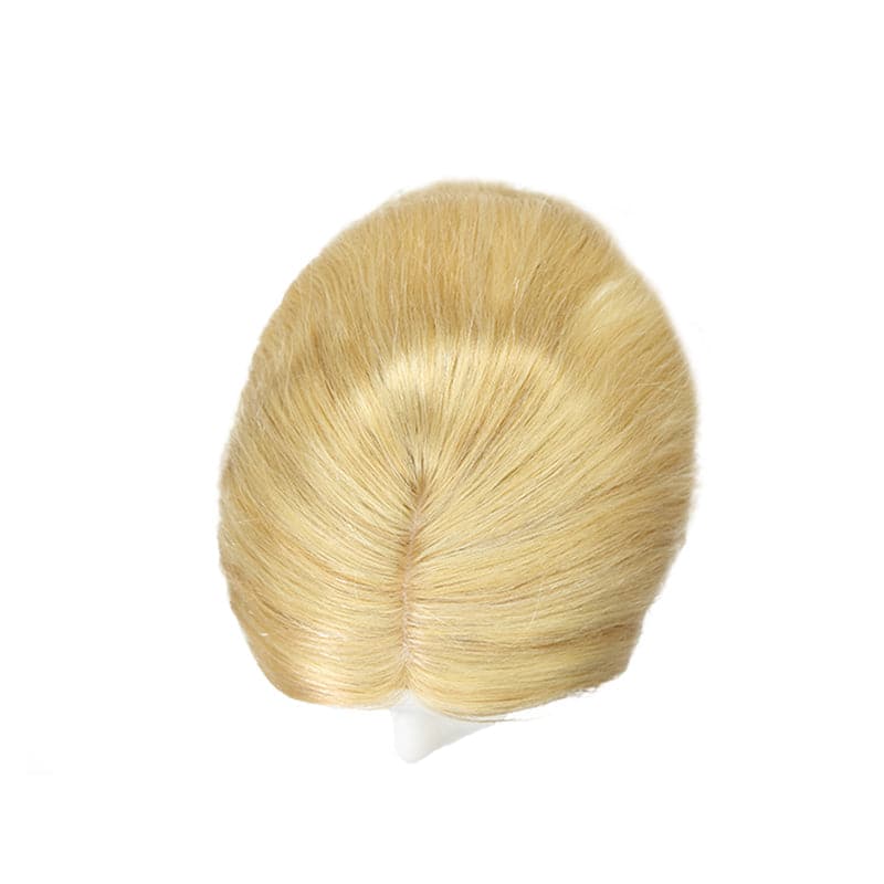 Susan ︳Blonde Highlight Wavy Human Hair Topper For Thinning Crown 10*12cm Silk Base E-LITCHI® Hair