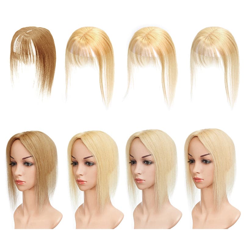 blonde human hair toppers