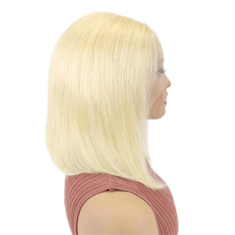 Short Bob Wigs Human Hair 13x4 Lace Front Straight Middle Parted Hairstyles All Shades