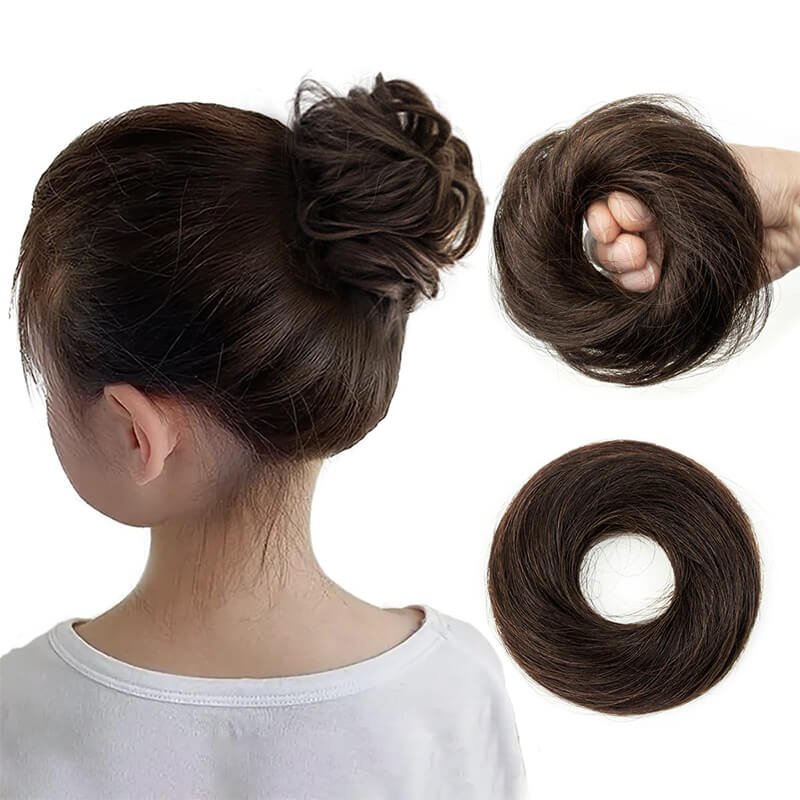 high-quality hair bun extension