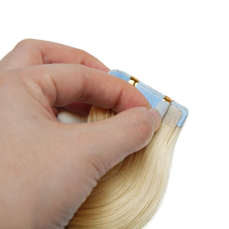 Blonde Wavy Tape Ins 2 Pack 40pcs Bundle For More Volume E-LITCHI® Hair