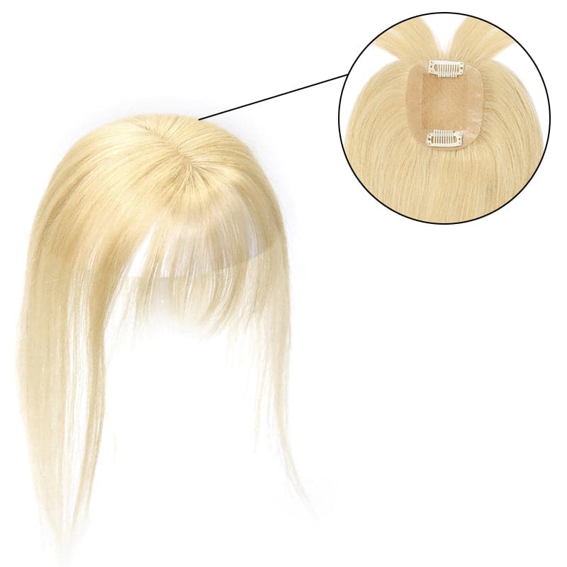 blonde human hair toppers