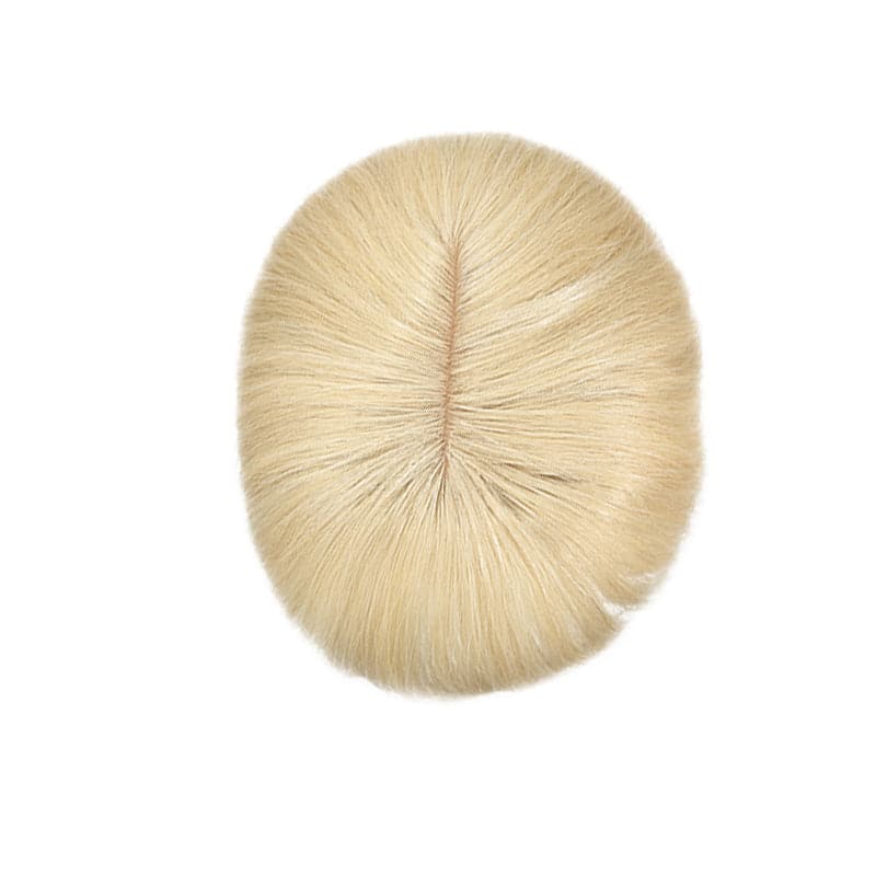 silk base human hair toppers