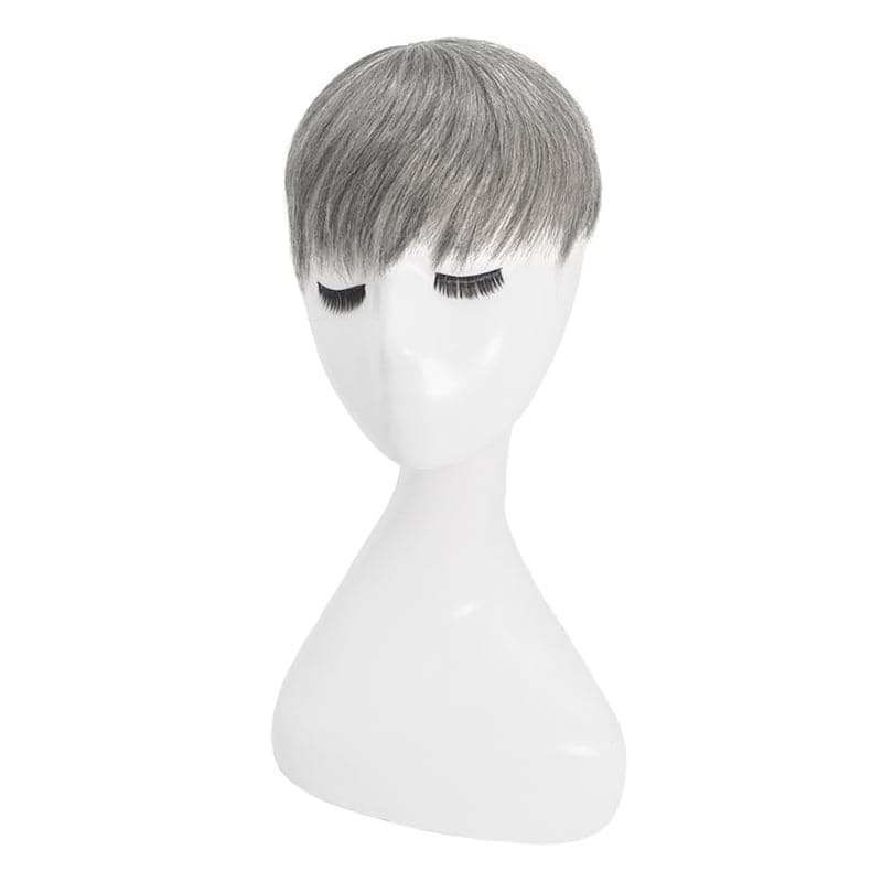 salt and pepper hair topper