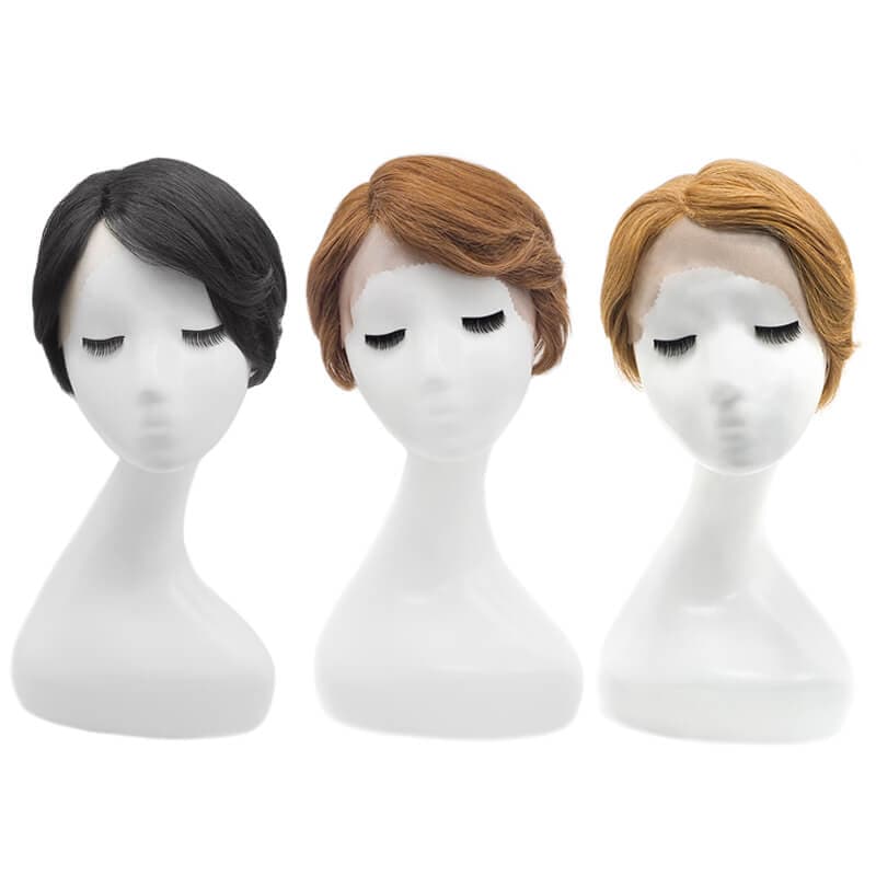 Curls Black Blonde Wig | Parted Pixie Wig | E-LITCHI Hair
