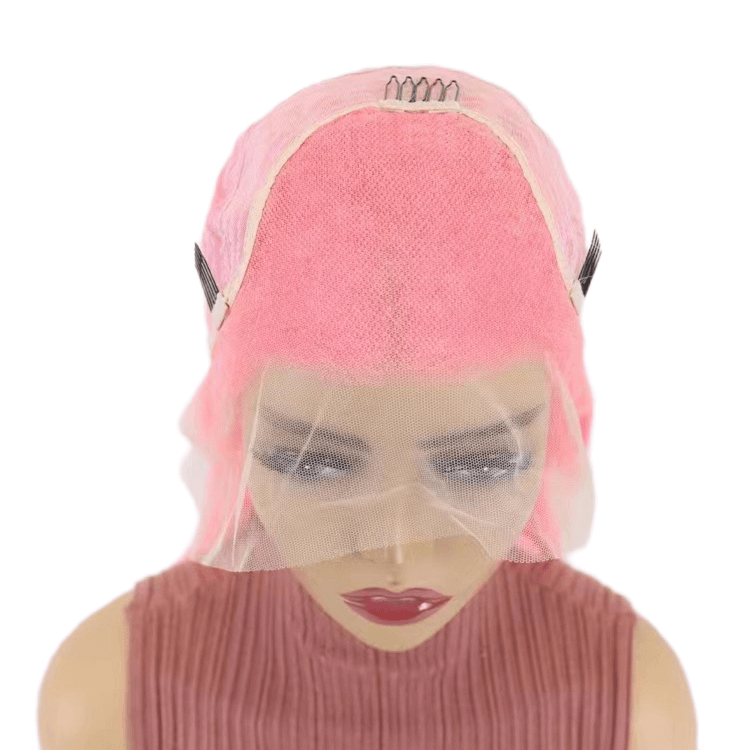 Short Bob Wigs Human Hair 13x4 Lace Front Straight Middle Parted Hairstyles All Shades