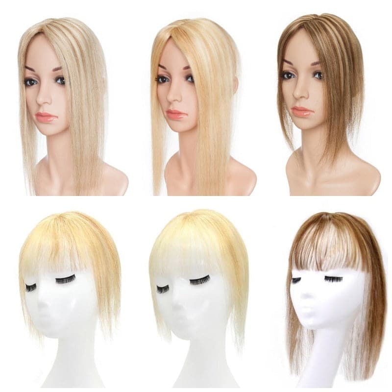 highlight human hair toppers