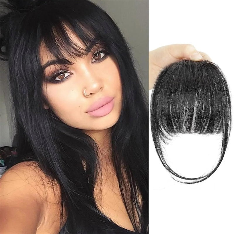 human hair fringe bangs