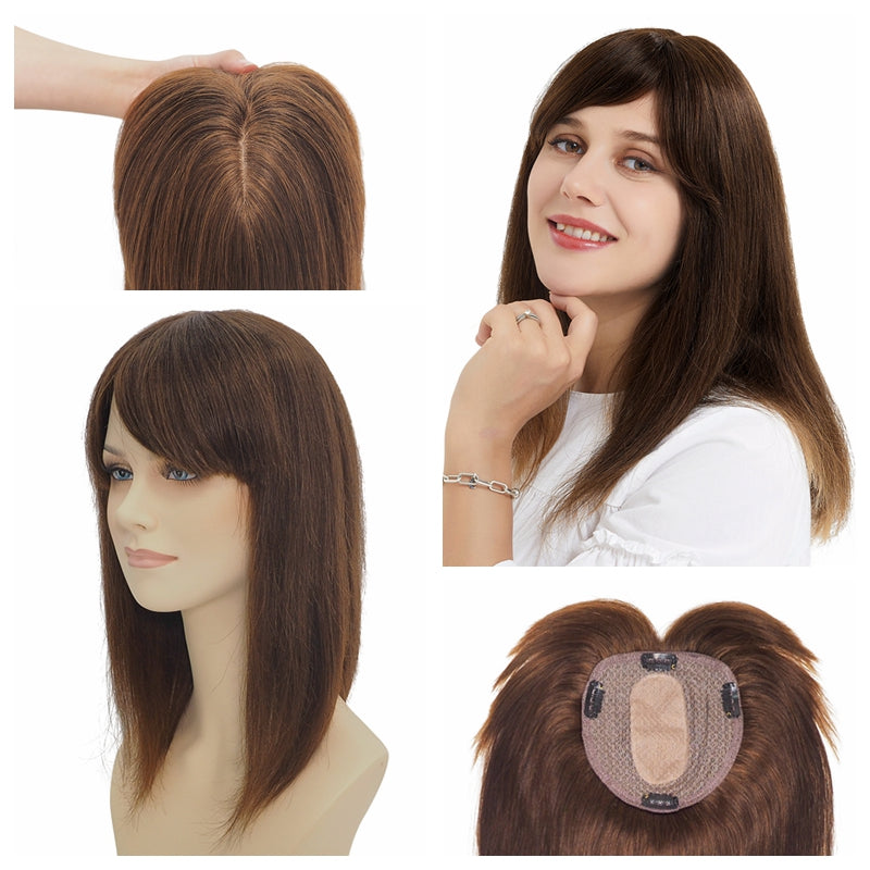 How to Let the Hair Topper for Thinning Crown Stay in Place?