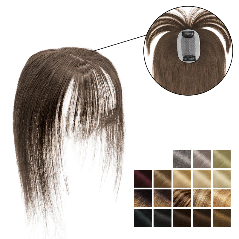 Can I dye the human hair topper with bangs in any color I like?