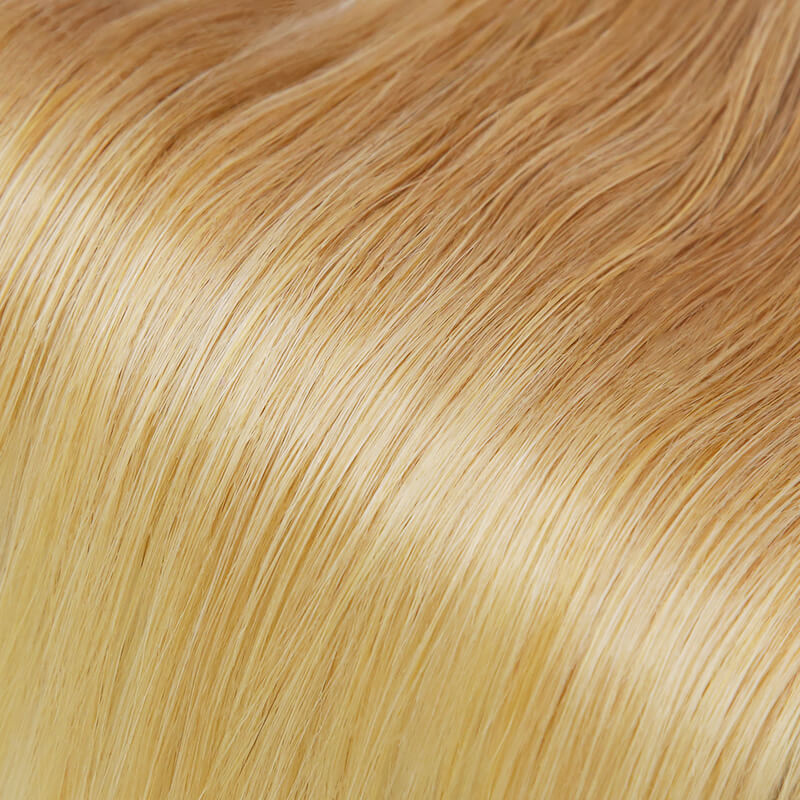 Ash Blonde Ombre Bleach Blonde Human Hair Extensions