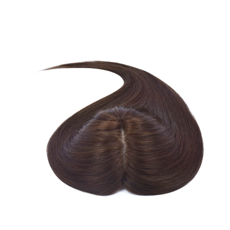 3x5 Inch Silk Base Wiglet in Brown
