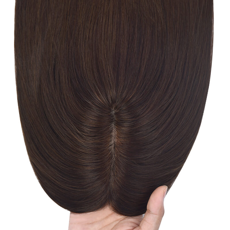 Lightweight Brown Hair Topper for Volume